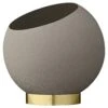 AYTM Globe Blumentopf Ø17 Cm, Taupe -Bergs Potter Verkaufe aytm globe blumentopf taupe 1