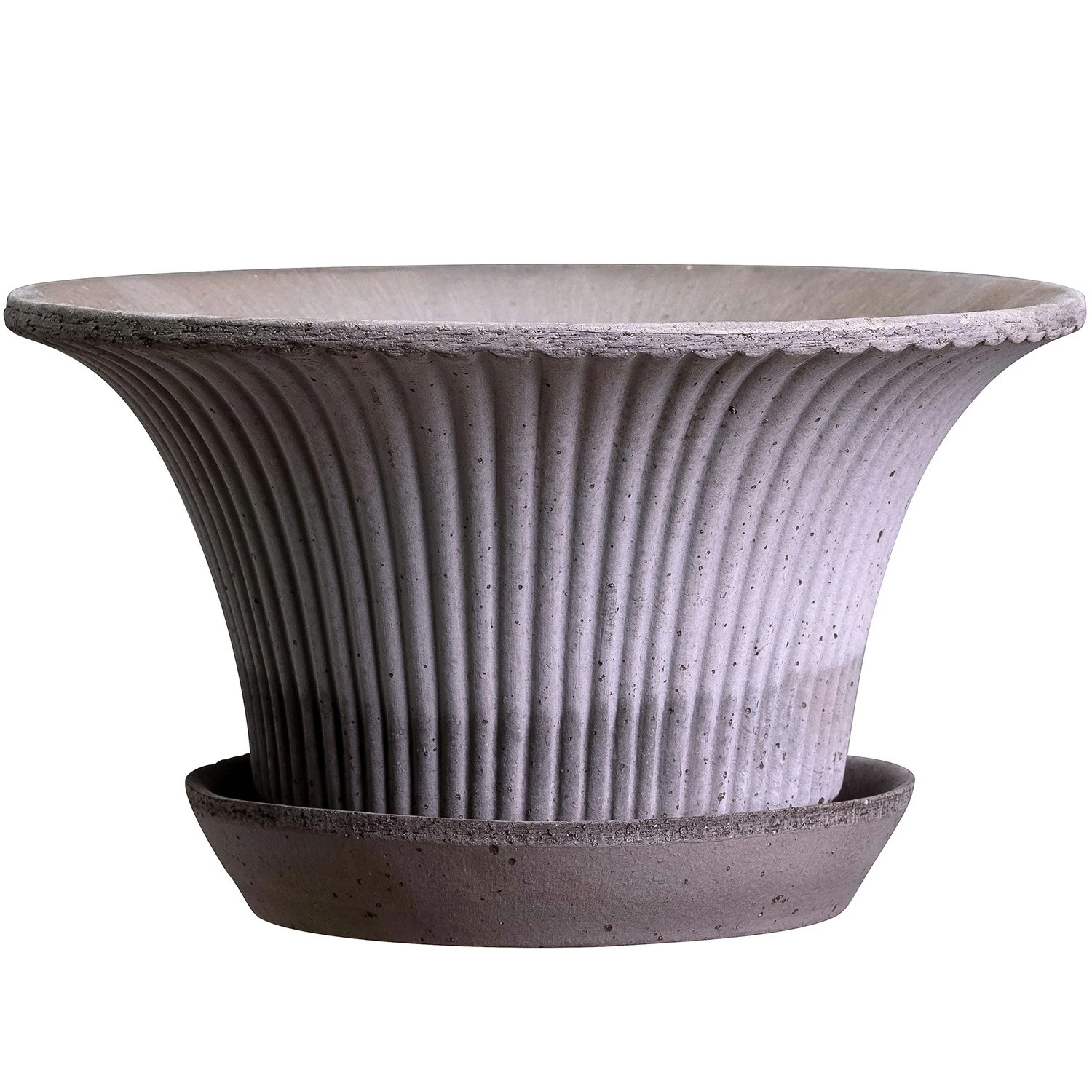 Bergs Potter Daisy Topf Mit Unterteller Grå Ø25 Cm 3 Bergs Potter Daisy Topf Mit Unterteller Grå Ø25 Cm