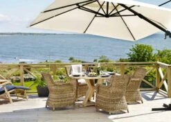 Brafab Circus Esstisch Teakholz, Ø130x73 Cm -Bergs Potter Verkaufe brafab circus 130 h 73 teak nature 2