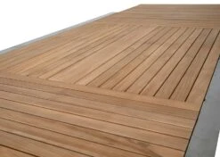 Brafab Naos Esstisch 100x220-320 Cm, Edelstahl/Teak 12 Brafab Naos Esstisch 100x220-320 Cm, Edelstahl/Teak -Bergs Potter Verkaufe brafab naos 220 320x100 h74 rf teak 3