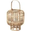 Broste Copenhagen Goran Laterne, Ø27,5x33 Cm -Bergs Potter Verkaufe broste copenhagen lantern goran bamboo glass nat 275x33 1