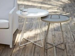 On The Move Side Table Small, White -Bergs Potter Verkaufe cane line on the move beistelltisch small taupe 4 1