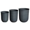 DBKD Out Stripe Topf 3-er Set, Schwarz -Bergs Potter Verkaufe dbkd out stripe topfe 3 er set 3