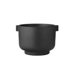Ernst Blumentopf Mit Ohren H15 Cm, Schwarz