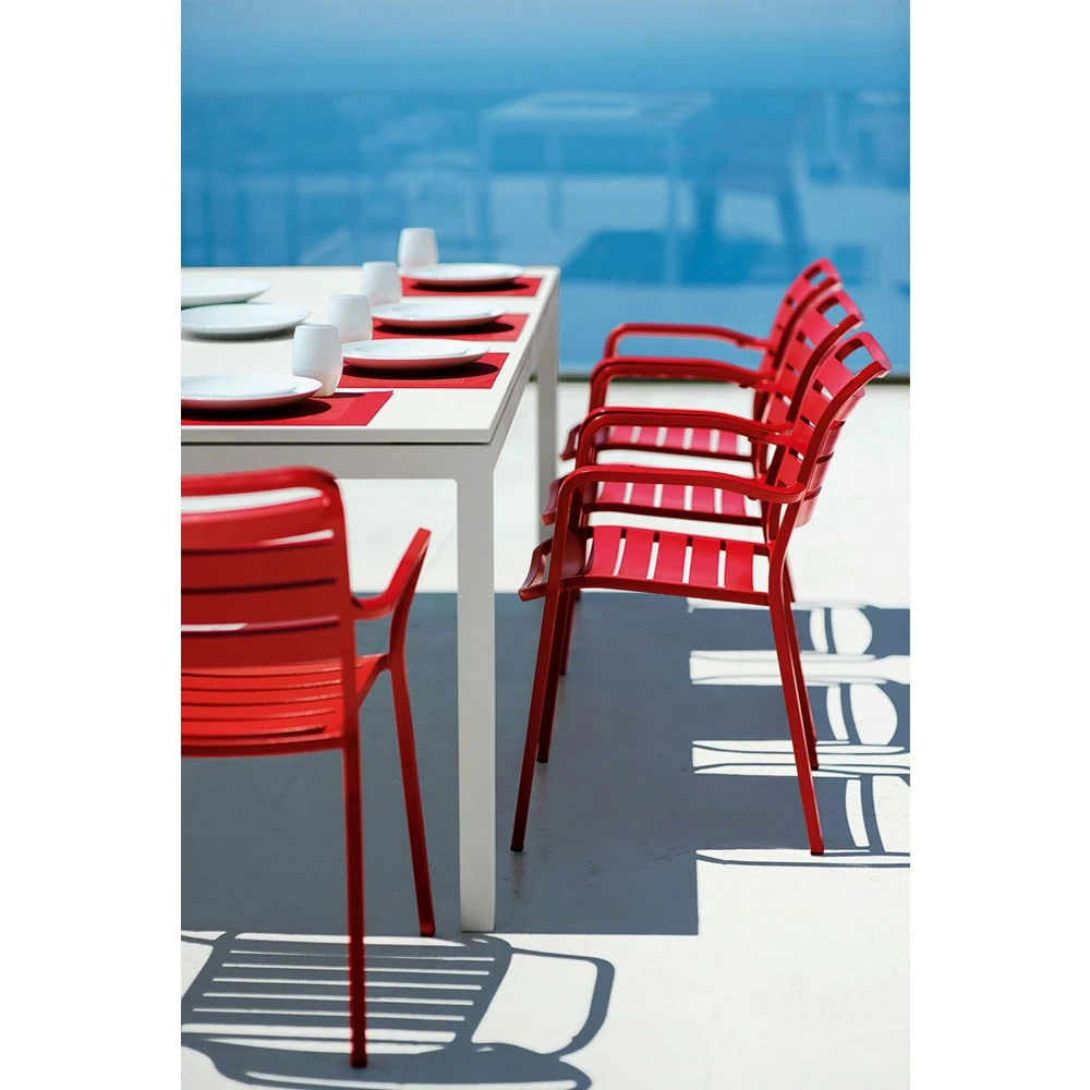 Flat Esstisch Ausziehbar 160-250x100 Cm, Warm White 5 Flat Esstisch Ausziehbar 160-250x100 Cm, Warm White – Bild 3