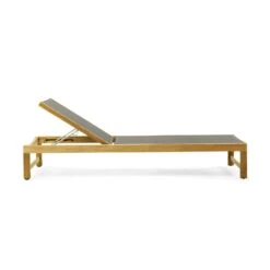 Sand Sonnenliege Teakholz / Dove Grey Ethitex