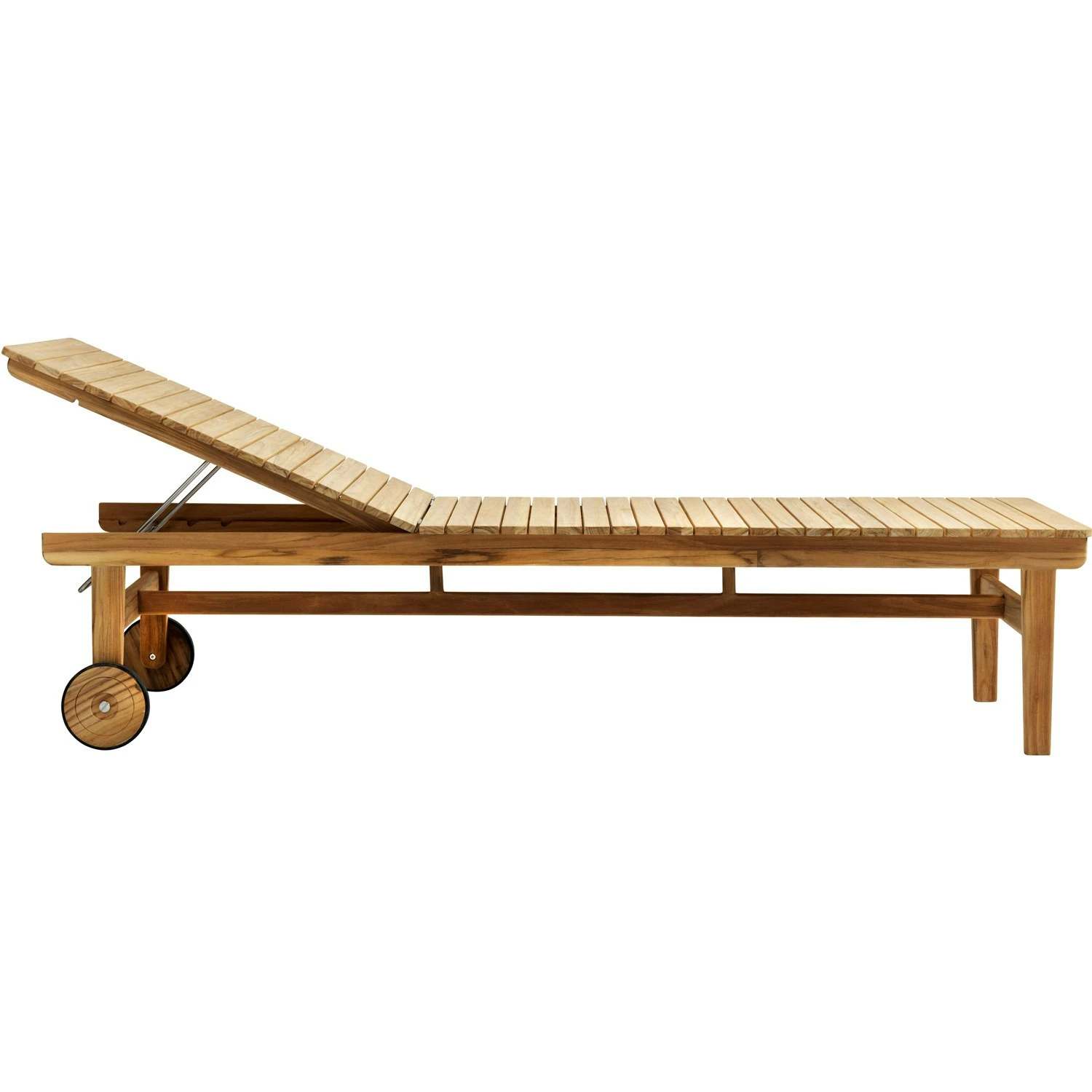 M8 Sonnenliege Im Freien Nutzbar, Teakholz 4 M8 Sonnenliege Im Freien Nutzbar, Teakholz – Bild 2