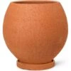 Ferm LIVING Ando Topf Mit Unterteller Terrakotta H50 Cm -Bergs Potter Verkaufe ferm living ando pot terracotta 2