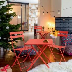 Bistro Tisch, 57x57 Cm/ Pink Praline -Bergs Potter Verkaufe fermob bistro tisch 57x57 cm 1 11