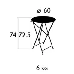 Bergs Potter Verkaufe -Bergs Potter Verkaufe fermob bistro tisch 60 cm 3 10