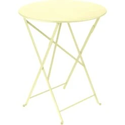 Bistro Table, Ø60 Cm/ Frosted Lemon