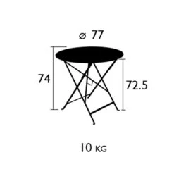 Floréal Tisch, Ø77 Cm/ Cactus 9 Floréal Tisch, Ø77 Cm/ Cactus -Bergs Potter Verkaufe fermob floreal tisch 77 cm 1 4