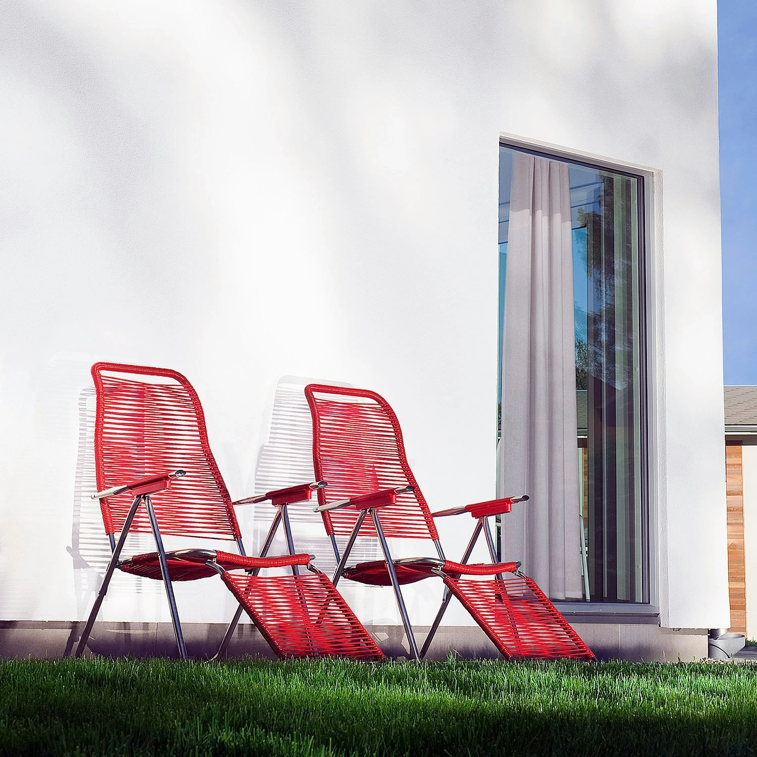 FIAM Spaghetti Sonnenliege, Rot 4 FIAM Spaghetti Sonnenliege, Rot – Bild 2