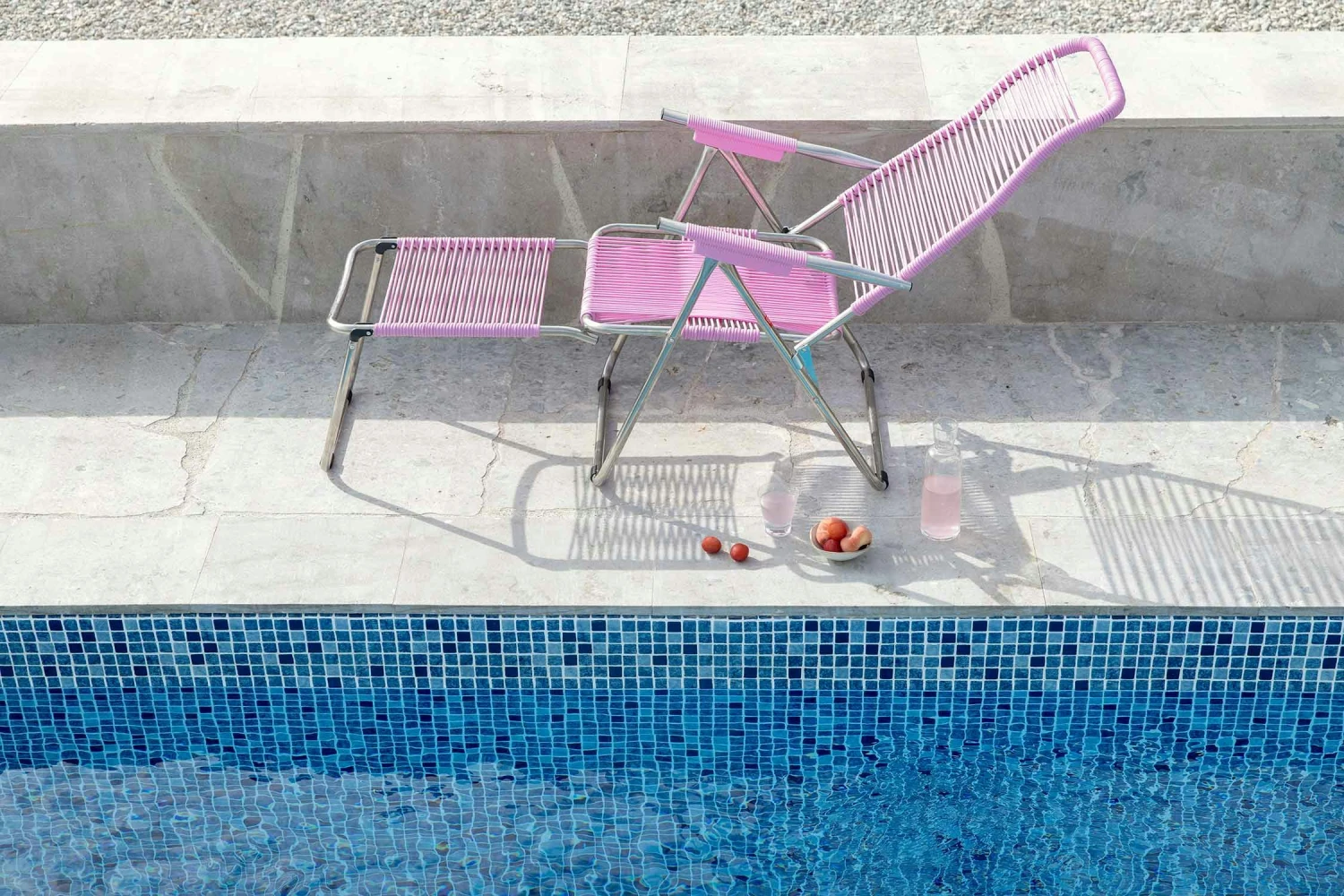 FIAM Spaghetti Sonnenliege, Rosa 8 FIAM Spaghetti Sonnenliege, Rosa – Bild 6