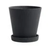 Hay Flowerpot Topf Mit Unterteller Schwarz, Ø14 Cm M -Bergs Potter Verkaufe hay blumentopf mit untersetzer schwarz 7
