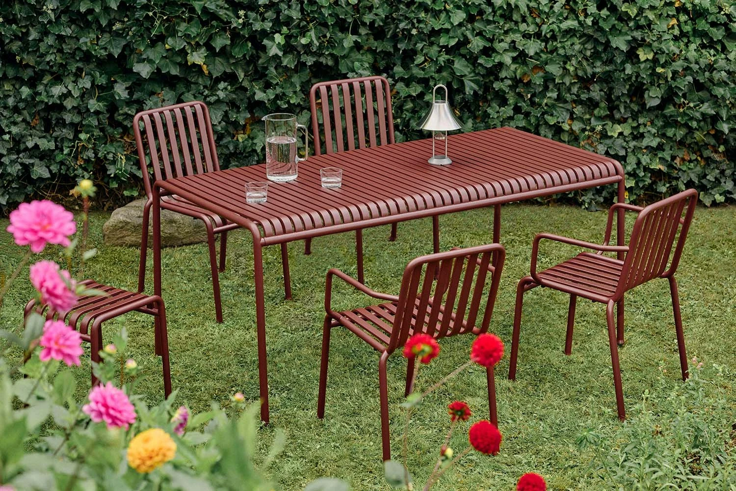 Hay Palissade Tisch 170x90 Cm, Iron Red 6 Hay Palissade Tisch 170x90 Cm, Iron Red – Bild 4