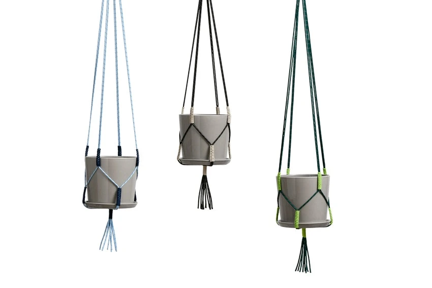 Hay Phanta Pflanzenampel, Schwarz 4 Hay Phanta Pflanzenampel, Schwarz – Bild 2