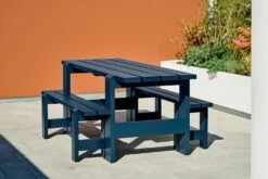 Hay Weekday Tisch 66x180 Cm, Steel Blue -Bergs Potter Verkaufe hay weekday table pinewood 7