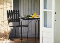 Sandhamn Tisch Ø100 Cm, Schwarz/Orkangrau 8 Sandhamn Tisch Ø100 Cm, Schwarz/Orkangrau -Bergs Potter Verkaufe hillerstorp sandhamn bord 100 cm fallbart stal vit 7