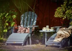 Tennessee Liegestuhl Mit Fußhocker, Stahlgrau 7 Tennessee Liegestuhl Mit Fußhocker, Stahlgrau -Bergs Potter Verkaufe hillerstorp tennessee deckchair with footstool 9