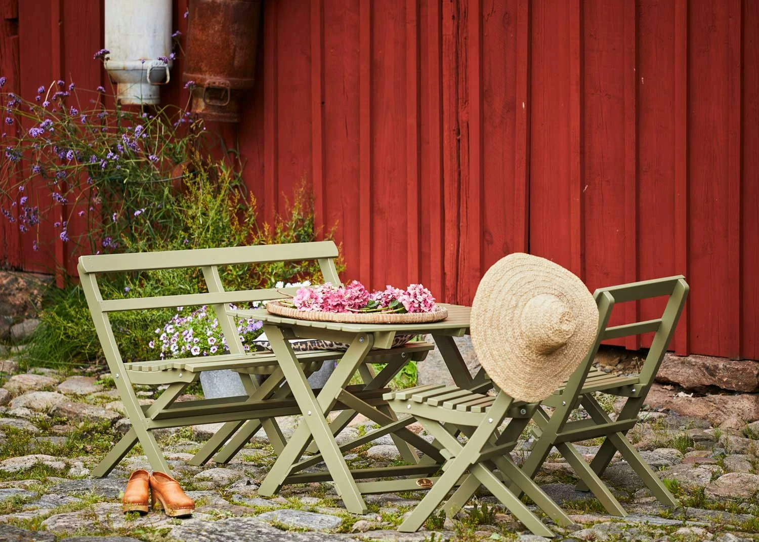 Torpet Tisch 109x67 Cm, Antikgrün 4 Torpet Tisch 109x67 Cm, Antikgrün – Bild 2