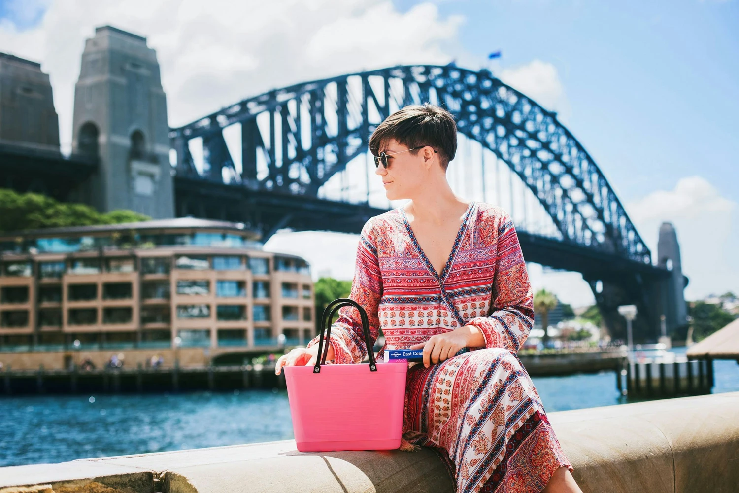 Hinza Bag Green Plastic, Tropical Pink 4 Hinza Bag Green Plastic, Tropical Pink – Bild 2