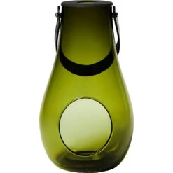 Holmegaard Design With Light Laterne Olive, H29 Cm
