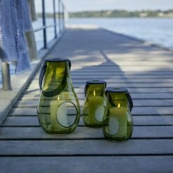 Holmegaard Design With Light Laterne Olive, H29 Cm -Bergs Potter Verkaufe holmegaard dwl lantern olive 3