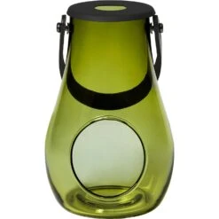 Holmegaard Design With Light Laterne Olive, H16,5 Cm