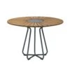 Circle Dining Table 110 Cm, Bamboo/Black -Bergs Potter Verkaufe houe circle dining table 110 cm bamboo black 0