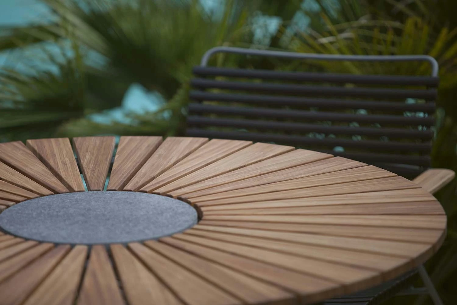 Circle Table 150 Cm, Bamboo / Black 6 Circle Table 150 Cm, Bamboo / Black – Bild 4