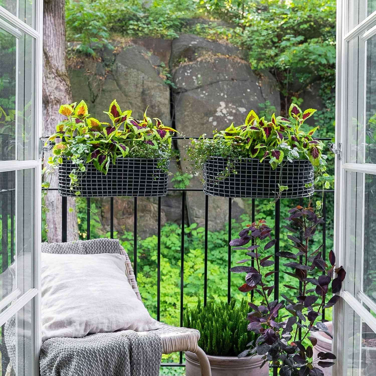 Korbo Blumenkasten 49x20 Cm, Verzinkt Stahl 4 Korbo Blumenkasten 49x20 Cm, Verzinkt Stahl – Bild 2