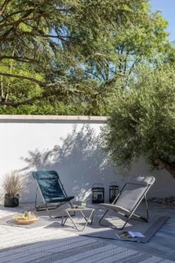 Lafuma Maxi Transat+ BeComfort® Liegestuhl, Bleu Encre -Bergs Potter Verkaufe lafuma deckchair bleu encre titane 4