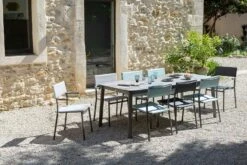 Lafuma Oron Tisch Aluminium, M 100x170-205 Cm, Titan / Ciment -Bergs Potter Verkaufe lafuma oron 150x100 cm table ciment sable 15