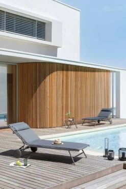 Lafuma Miami II BeComfort® Sonnenliege, Dunkelgrau -Bergs Potter Verkaufe lafuma sunbed miami bec 2023 silver titane 11