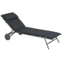 Lafuma Miami II BeComfort® Sonnenliege, Dunkelgrau