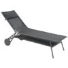 Lafuma Miami Batyline® Duo Hohe Sonnenliege, Obsidian -Bergs Potter Verkaufe lafuma sunbed miami high duo galet titane 5