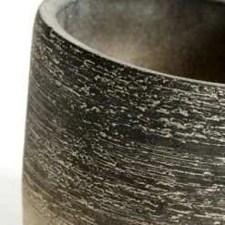 Muubs Kanji Topf Zement Schwarzgrau, Ø15 Cm -Bergs Potter Verkaufe muubs flower pot kanji black gray 9