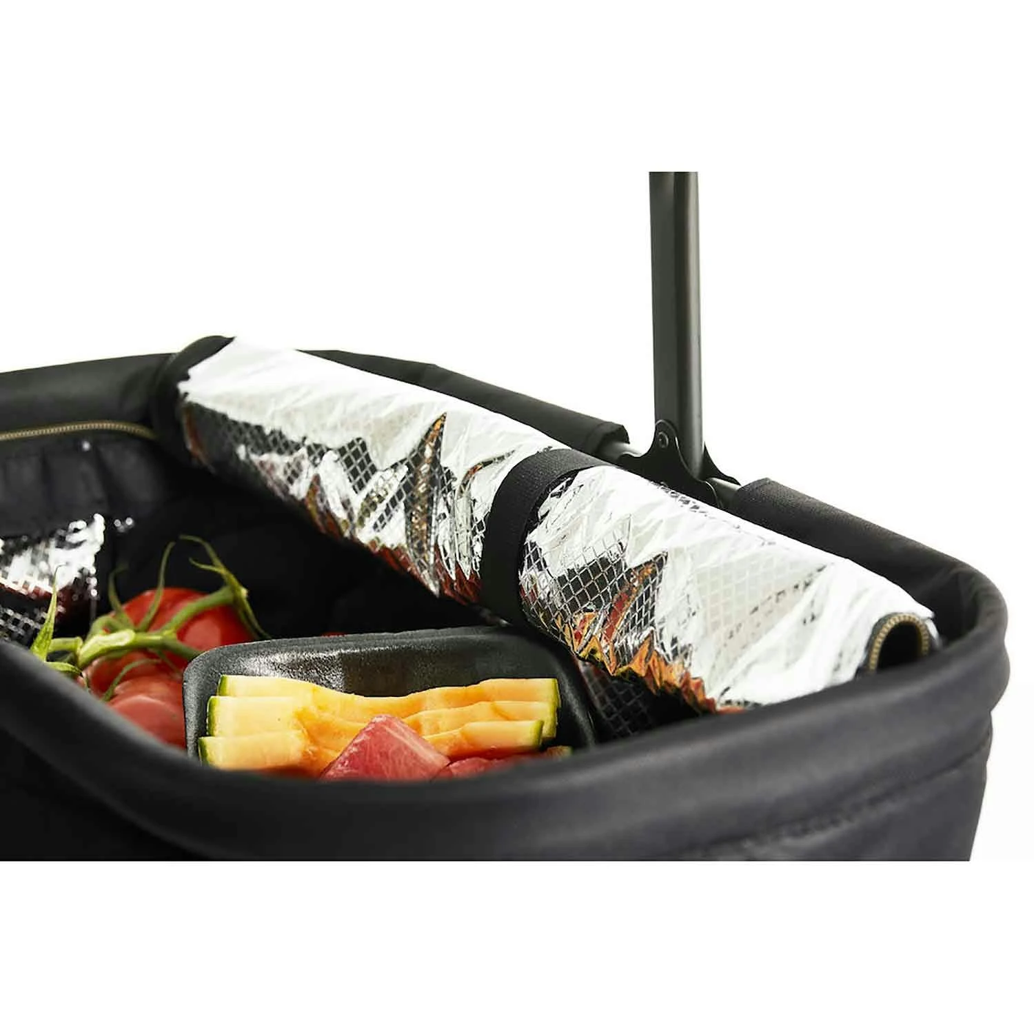 Sagaform City Kühlkorb, 26 L/ Schwarz/Gold 4 Sagaform City Kühlkorb, 26 L/ Schwarz/Gold – Bild 2