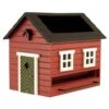Bird Feeder With Bath, Red House -Bergs Potter Verkaufe wildlife garden bird feeder with bath 1